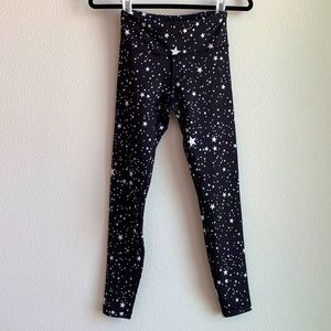 Aqua athletic star leggings